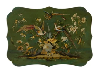 Japanskt bord, detalj, ca 1830-40 (bok)